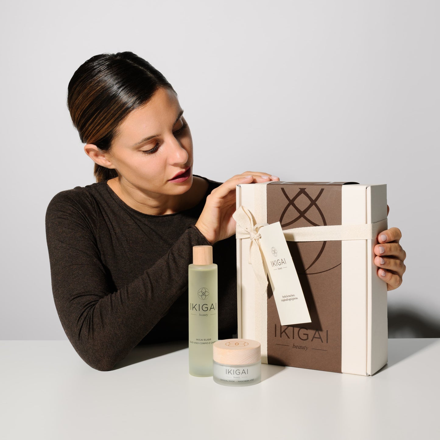 IKIGAI KALĖDINĖ RUDA DĖŽUTĖ (BROWN BOX)